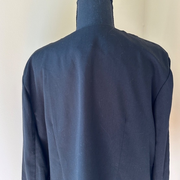 *JACLYN SMITH* Black x Gold Long Sleeve Blazer Suit Jacket Size - Picture 5 of 7